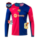 Barcelona Home 2024/2025 Long Sleeve Shirt