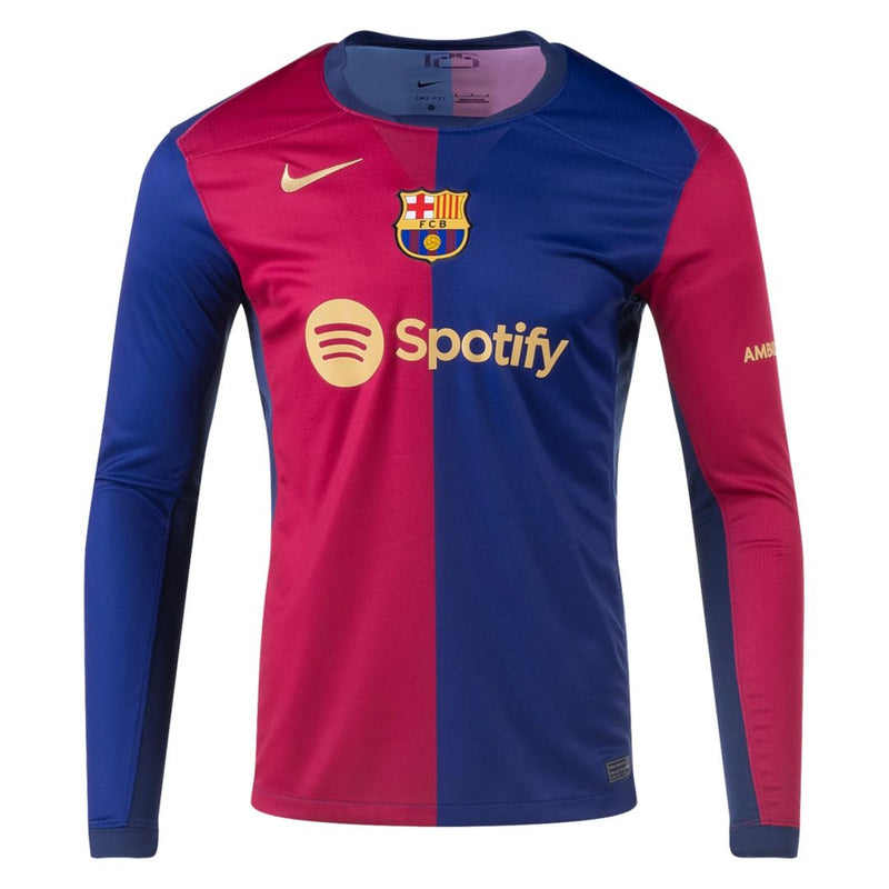 Barcelona Home 2024/2025 Long Sleeve Shirt