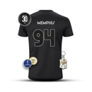 #94 MEMPHIS DEPAY Corinthians 2024/2025 Black Jersey - Launch