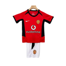 MANCHESTER UNITED I T-SHIRT 02/04 CHILDREN'S SET (RETRO)