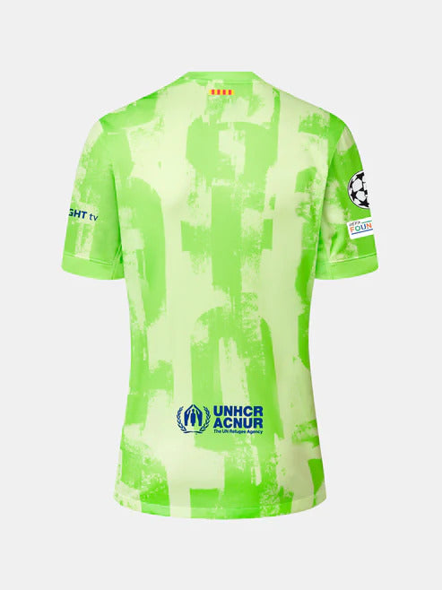 BARCELONA III 24/25 T-SHIRT - MEN - WITH CHAMPIONS LEAGUE PATCH