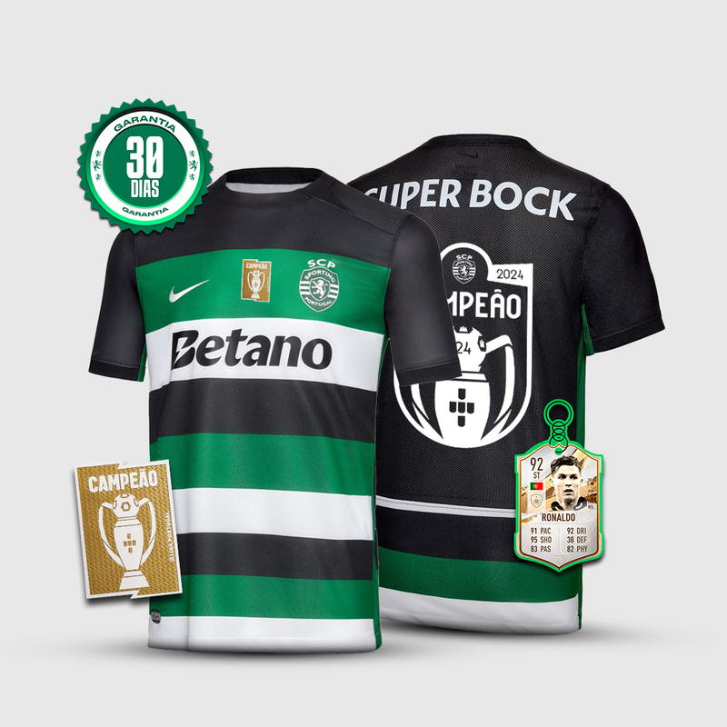 SCP 2024/2025 LAUNCH Champion Jersey + 5 CLOTHING SCARVES 🎁