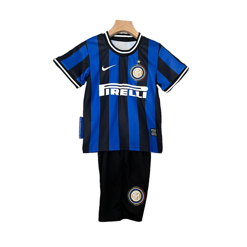 CAMISETA INTER DE MILAN I 09/10 CONJUNTO INFANTIL (RETRO)