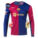 #11 RAPHINHA Barcelona 2024/2025 Long Sleeve Home Shirt Source La Liga