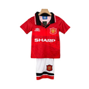 MANCHESTER UNITED I T-SHIRT 94/96 CHILDREN'S SET (RETRO)