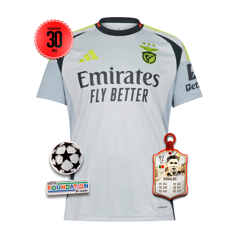 Benfica UCL 2024/25 Third Jersey + 5 OUTFITS! 🎁