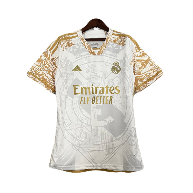 CAMISETA REAL MADRID EDICIÓN LIMITADA DORADA 23/24 HOMBRE