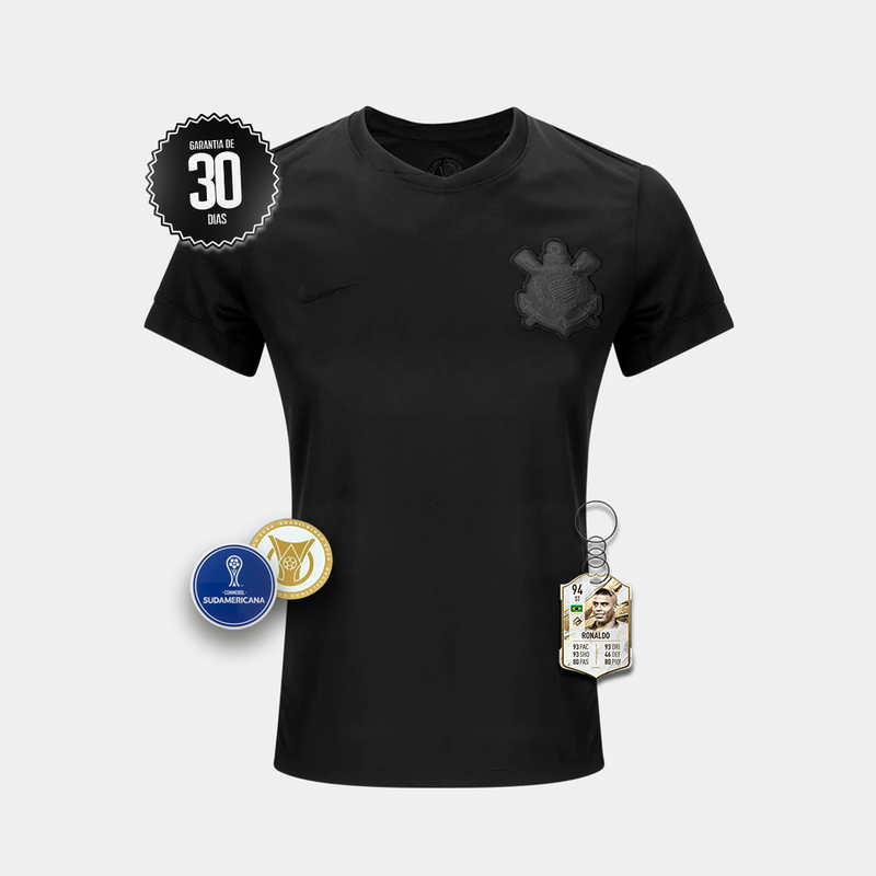 Corinthians 2024/2025 Women's Black Shirt - New Release