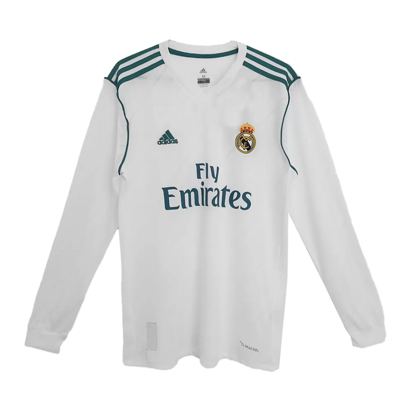 CAMISETA REAL MADRID I 17/18 HOMBRE (RETRO) MANGA LARGA