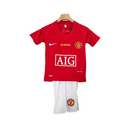 MANCHESTER UNITED I SPECIAL CHAMPIONS LEAGUE FINAL T-SHIRT 07/08 CHILDREN'S SET (RETRO)
