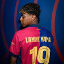 BARCELONA I 24/25 T-SHIRT - LAMINE YAMAL 19 - MEN'S WITH LALIGA PATCH