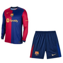 BARCELONA I 24/25 CONJUNTO INFANTIL (MANGA LARGA)