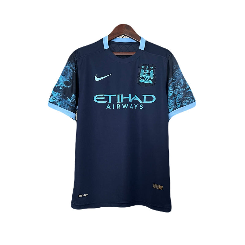 CAMISETA MANCHESTER CITY II 15/16 HOMBRE (RETRO)
