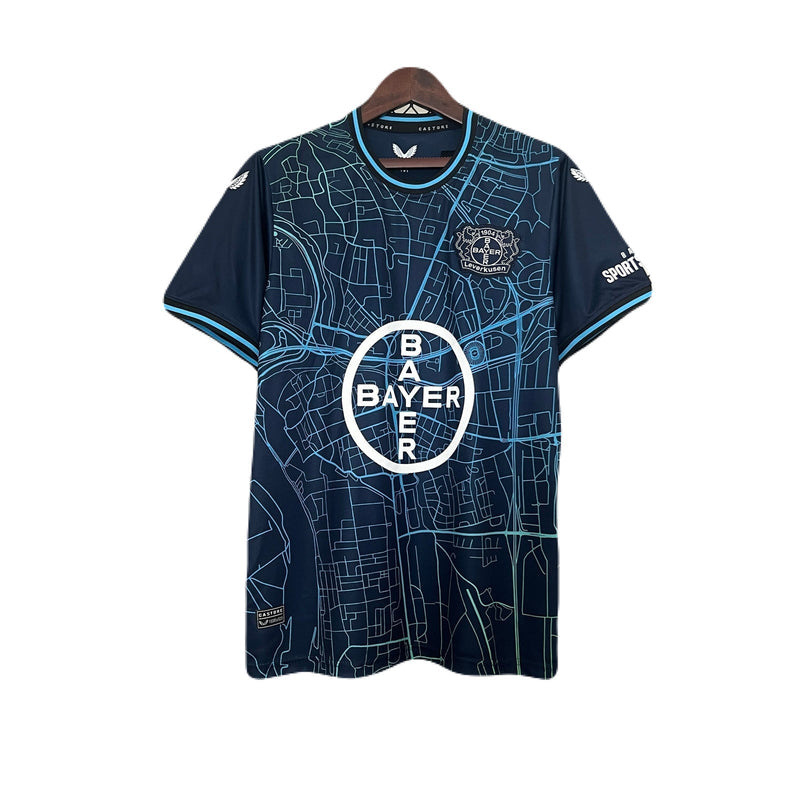 BAYERN LEVERKUSEN MEN'S T-SHIRT LIMITED EDITION BLUE 24/25