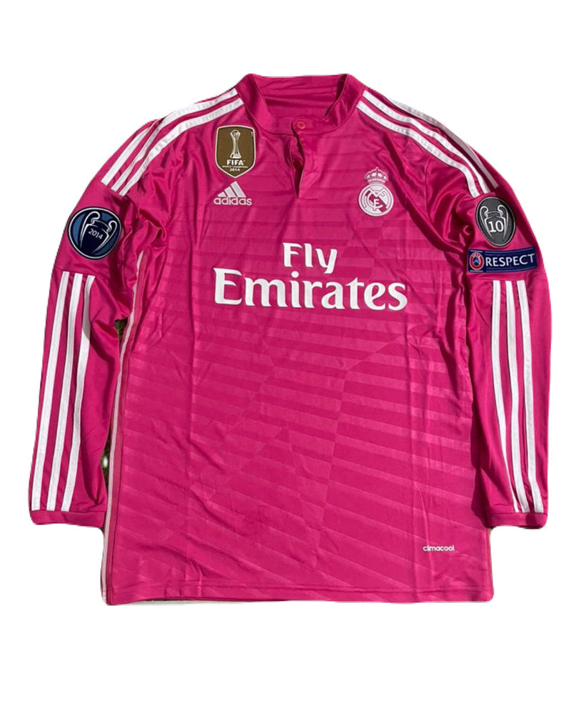 CAMISETA REAL MADRID II + PARCHES 14/15 HOMBRE (RETRO) MANGA LARGA