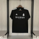 CAMISETA REAL  MADRID EDICIÓN LIMITADA BALMAIN PARIS NEGRO 24/25 HOMBRE