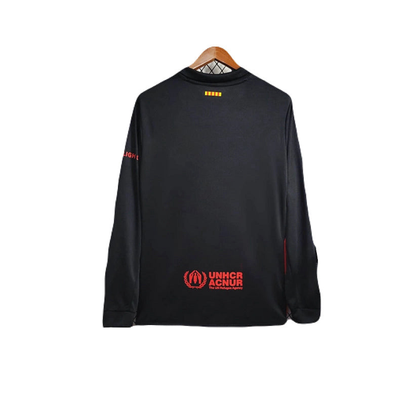 Camiseta Barcelona Segunda Equipación 24/25 Hombre (Manga Larga)