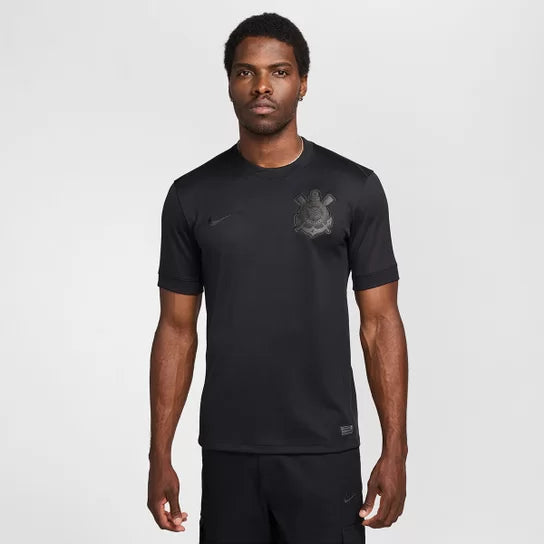 #94 MEMPHIS DEPAY Corinthians 2024/2025 Black Jersey - Launch