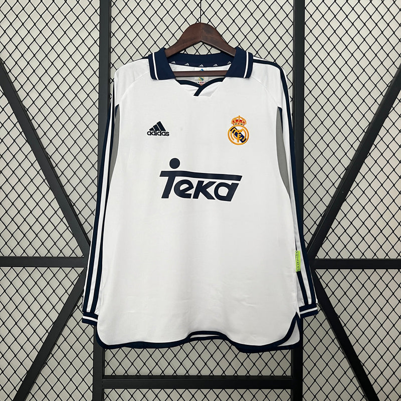 REAL MADRID I 00/01 MEN'S T-SHIRT (RETRO) LONG SLEEVE