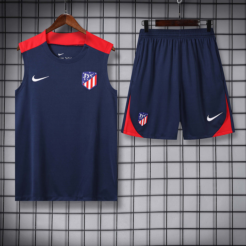 ATLÉTICO DE MADRID CONJUNTO SIN MANGAS ENTRENAMIENTO 24/25 HOMBRE