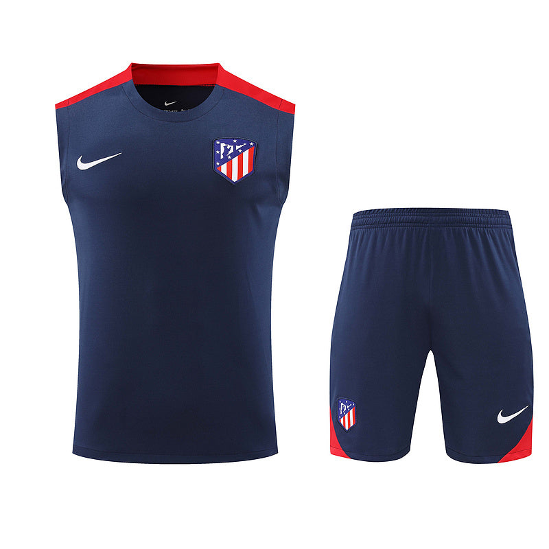ATLÉTICO DE MADRID CONJUNTO SIN MANGAS ENTRENAMIENTO 24/25 HOMBRE