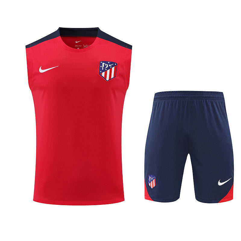 ATLÉTICO DE MADRID CONJUNTO SIN MANGAS ENTRENAMIENTO 24/25 HOMBRE
