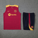 BARCELONA CONJUNTO SIN MANGAS ENTRENAMIENTO 24/25 HOMBRE