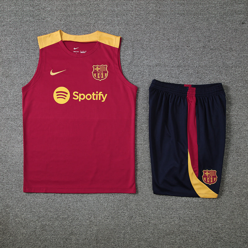 BARCELONA CONJUNTO SIN MANGAS ENTRENAMIENTO 24/25 HOMBRE