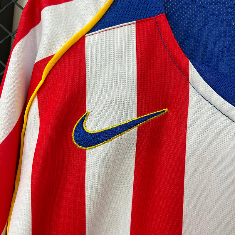 CAMISETA ATLÉTICO DE MADRID I 04/05 HOMBRE (RETRO) MANGA LARGA
