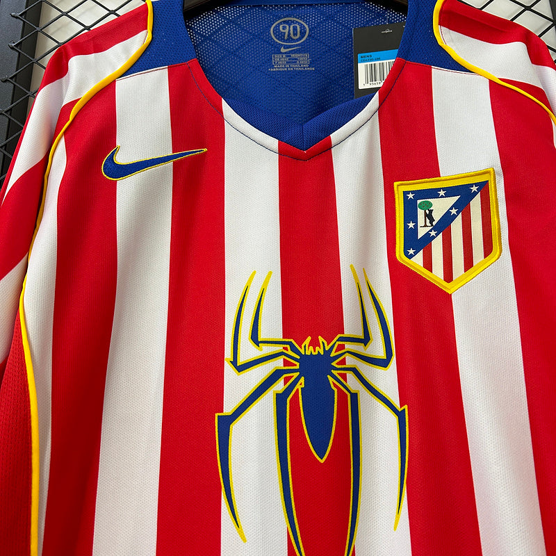 CAMISETA ATLÉTICO DE MADRID I 04/05 HOMBRE (RETRO) MANGA LARGA