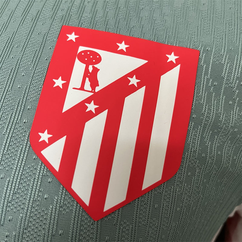 Camiseta Atlético de Madrid Segunda Equipación Verde 24/25 (Versión Jugador)