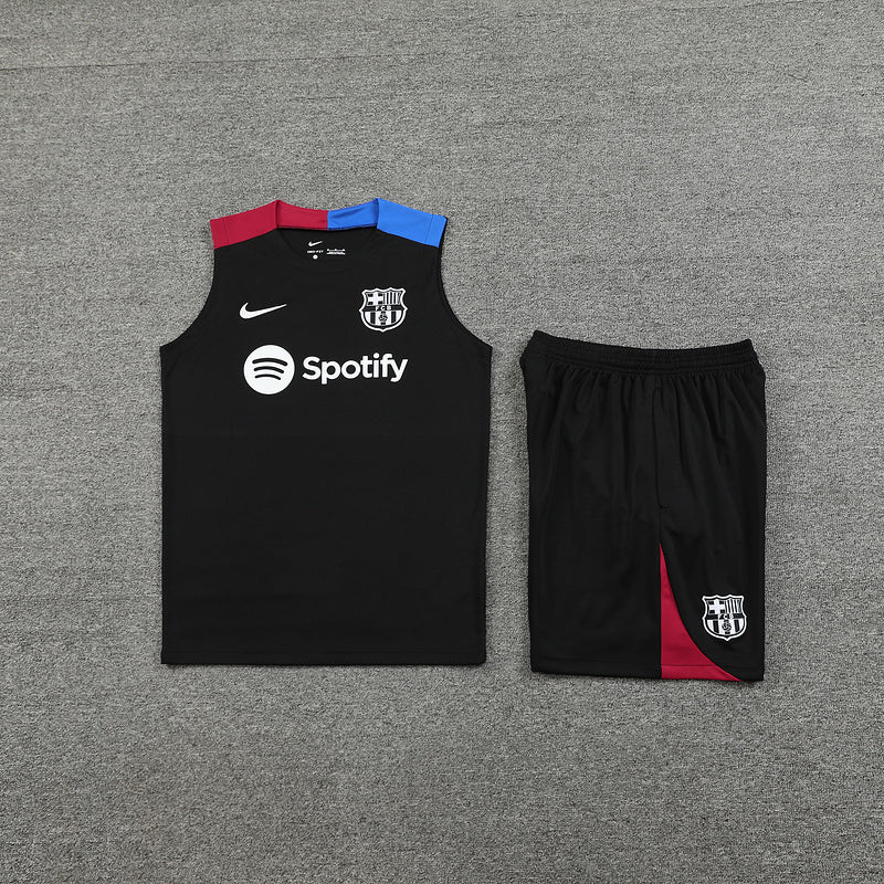 BARCELONA CONJUNTO SIN MANGAS ENTRENAMIENTO 24/25 HOMBRE