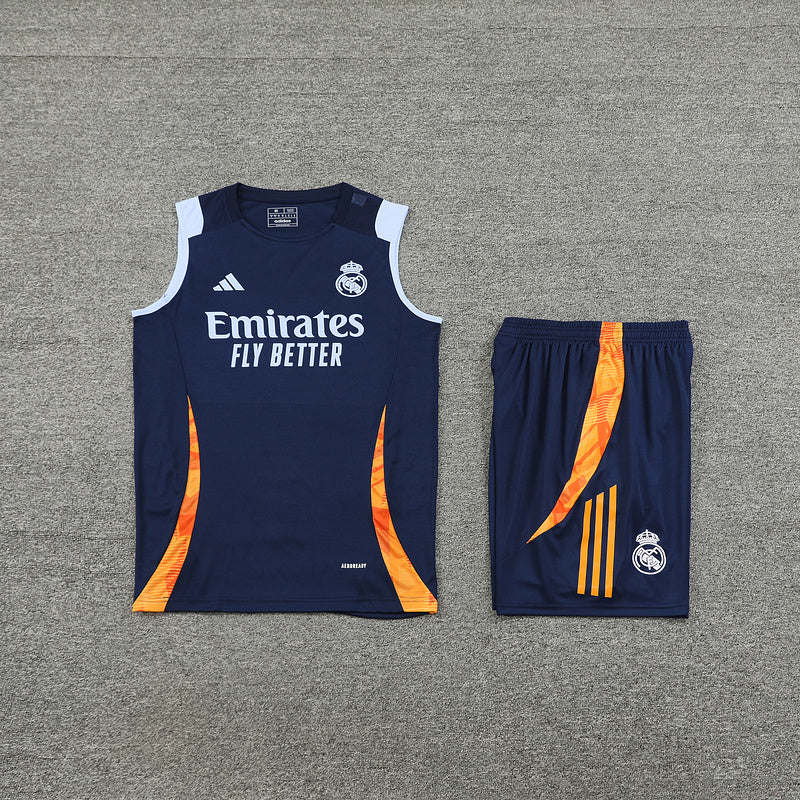 REAL MADRID CONJUNTO SIN MANGAS ENTRENAMIENTO 24/25 HOMBRE