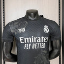 CAMISETA REAL MADRID Y-3 NEGRA 24/25 HOMBRE (VERSIÓN JUGADOR)