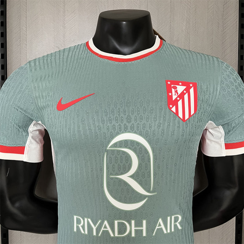 Camiseta Atlético de Madrid Segunda Equipación Verde 24/25 (Versión Jugador)