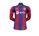 Camiseta Barcelna Primera Equipación 23/24 Hombre (Manga Larga) Versión Jugador
