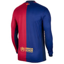 Camiseta Barcelona Primera Equipación 24/25 Hombre (Manga Larga)