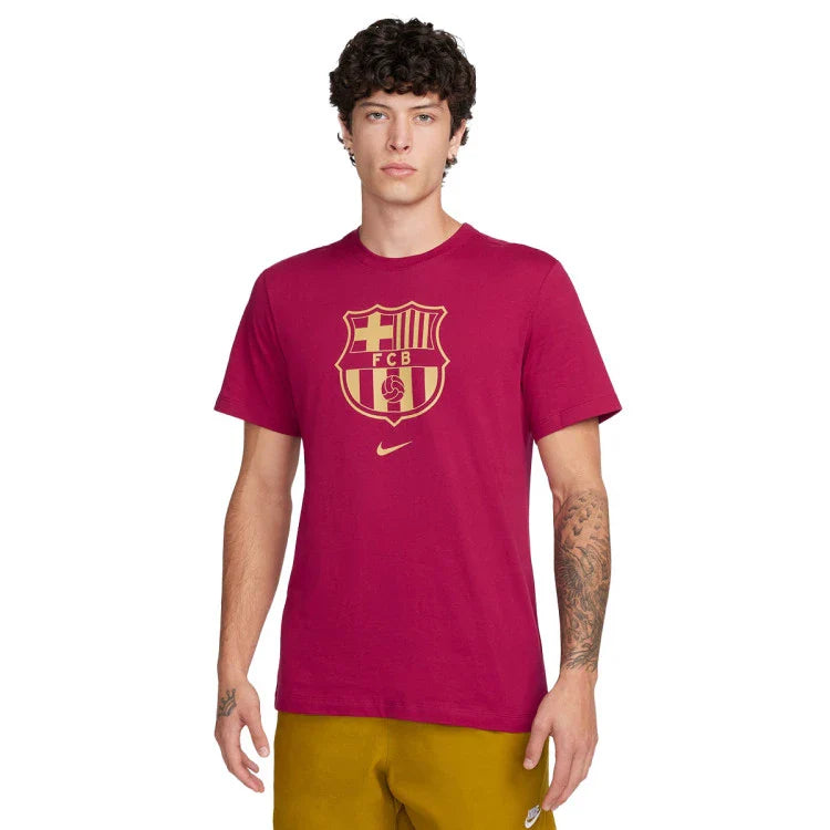Camiseta Barcelona Casual  Arce Rojo Hombre
