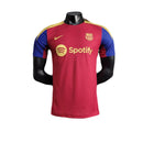 Camiseta Barcelona Entrenamiento Rojo 24/25 Hombre (Versión Jugador)