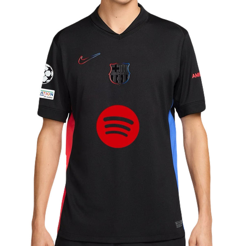 Camiseta Barcelona Segunda Equipación + Parches 24/25 Hombre (Versión Jugador)