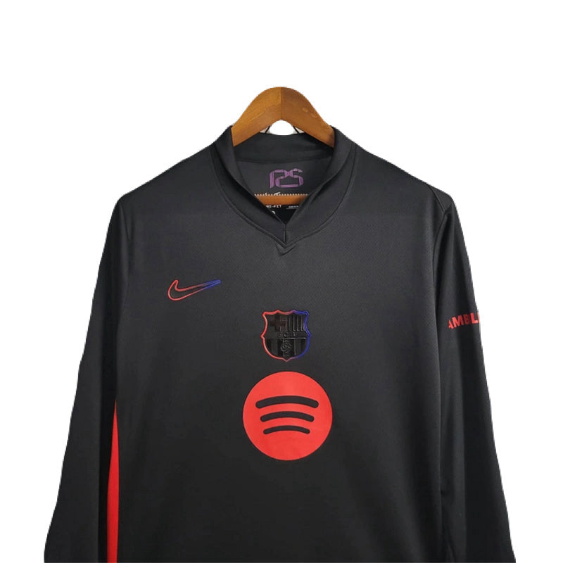 Camiseta Barcelona Segunda Equipación 24/25 Hombre (Manga Larga)