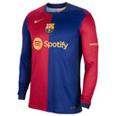 Camiseta Barcelona Primera Equipación 24/25 Hombre (Manga Larga)