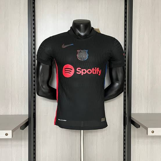 Camiseta Barcelona Segunda Equipación Negro 24/25 Hombre (Versión Jugador)
