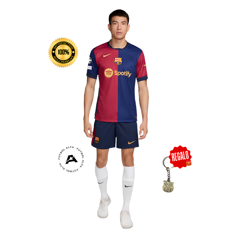 BARCELONA MEN'S 24/25 ITS SHIRT WITH CHAMPIONS LEAGUE PATCH