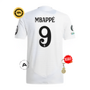 REAL MADRID I 24/25 MEN'S T-SHIRT - MBAPPÉ 9 - WITH CHAMPIONS LEAGUE PATCH